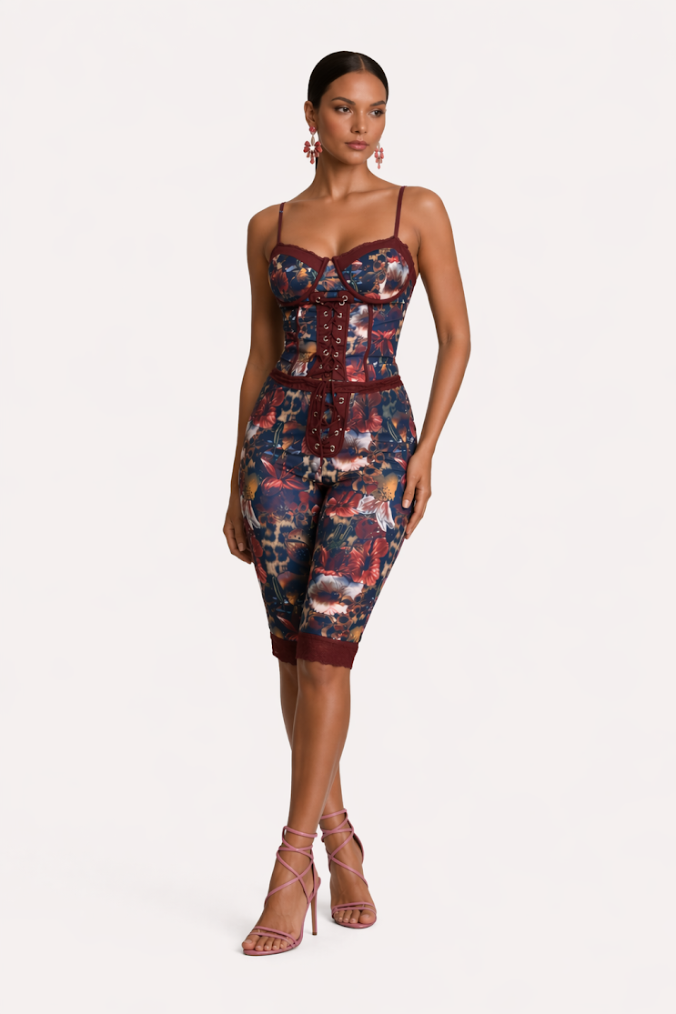 Mystic Bloom Sculpt Capri Pants